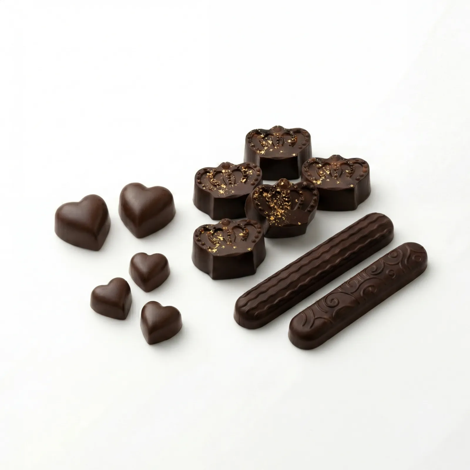 budbuddies thc chocolates main product image hearts royal crowns midnight stix