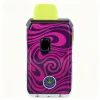 Full Spectrum Clouds THC vape close-up with pink and purple swirl design and BudBuddies badge