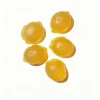Five Lemon Squeezez THC lemon gummies 150mg each laid out on white – full 750mg pack