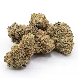 BudBuddies RS11 x OG Banana flower pack shot on a clean background
