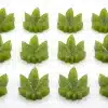 Kiwi Leafz THC gummies — green cannabis leaf shaped gummies, 4 pieces at 60mg each