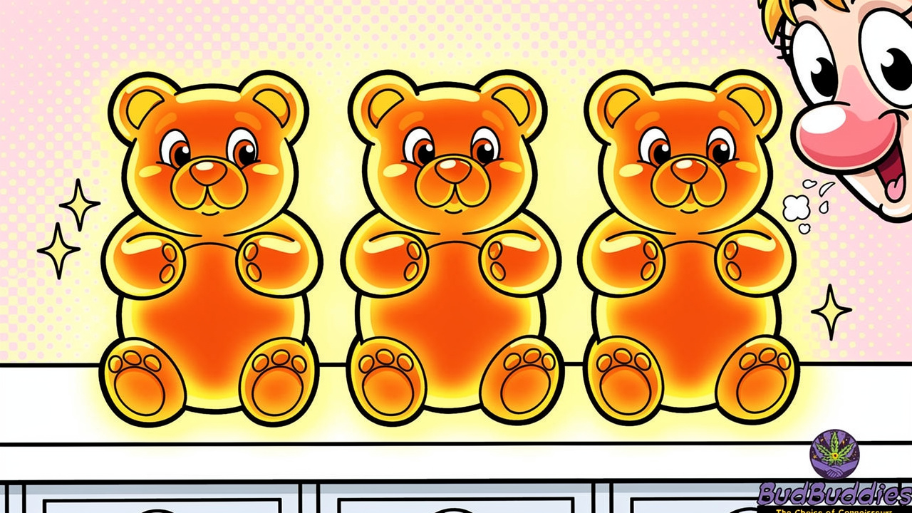Uniform colourful cartoon gummies showing consistent quality