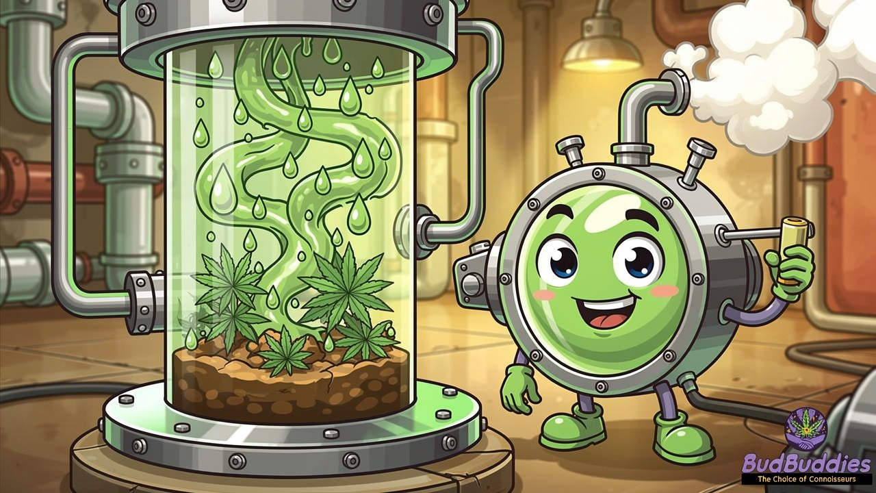 Cartoon diagram of BHO extraction and purging process
