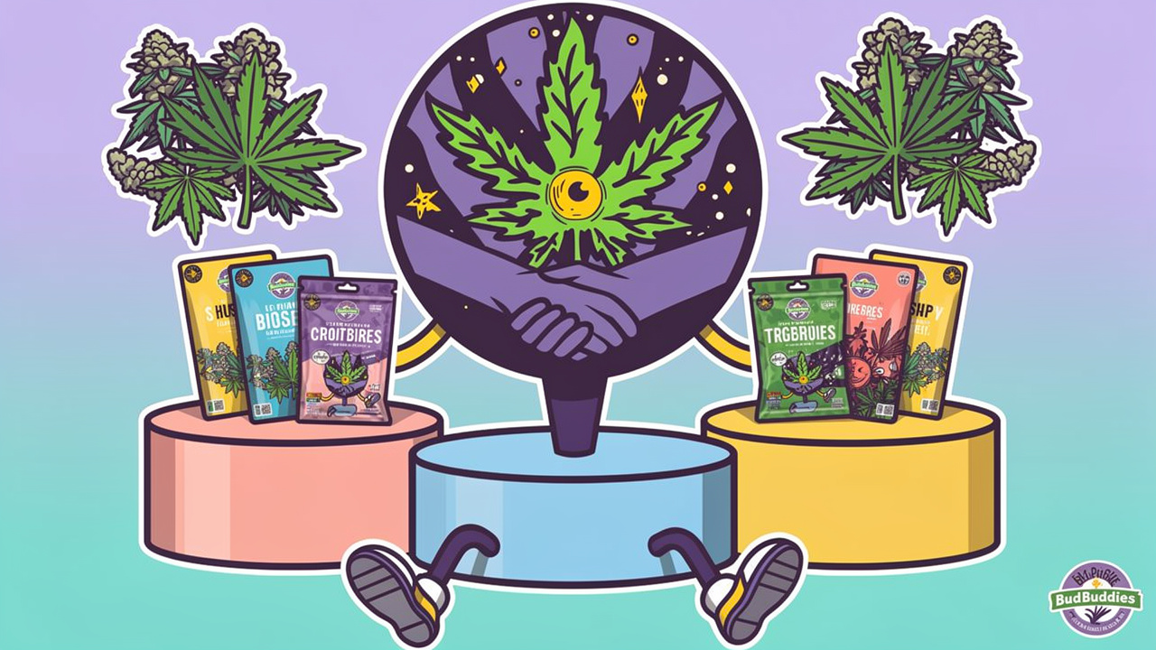 Range of BudBuddies cannabis products suited to UK students