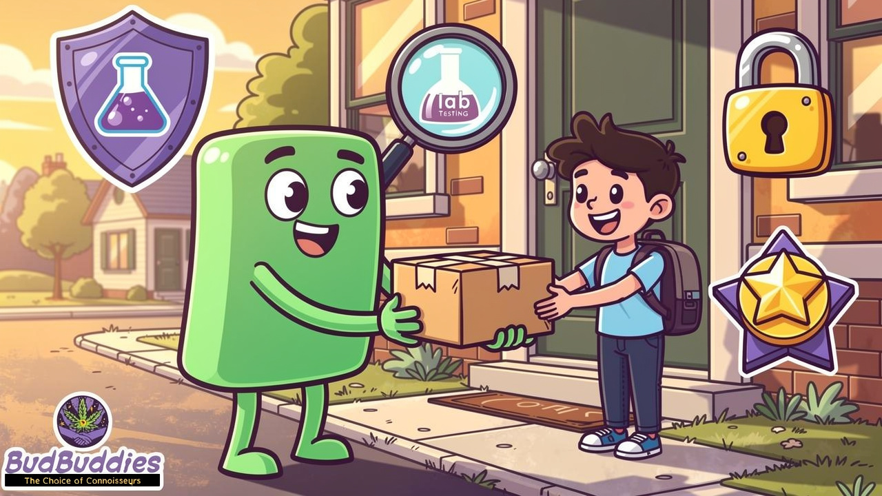 BudBuddies discreet CBD delivery and student support service