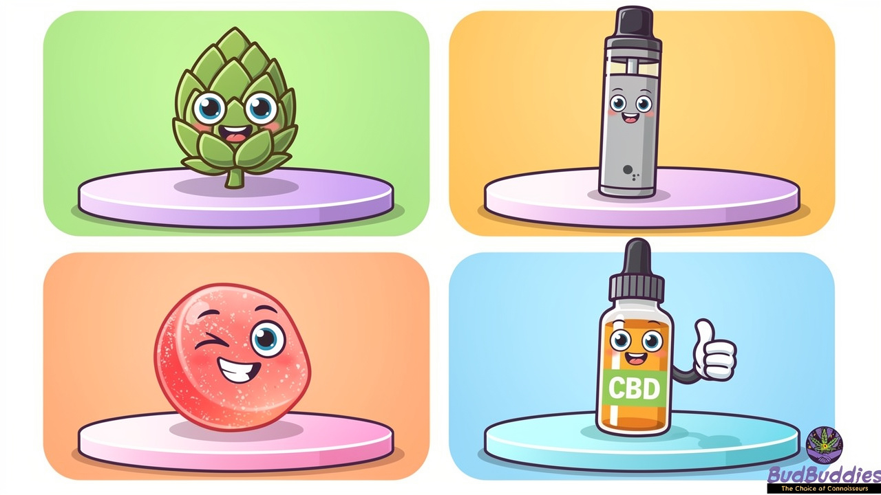 Four cannabis product types suited for exam season use