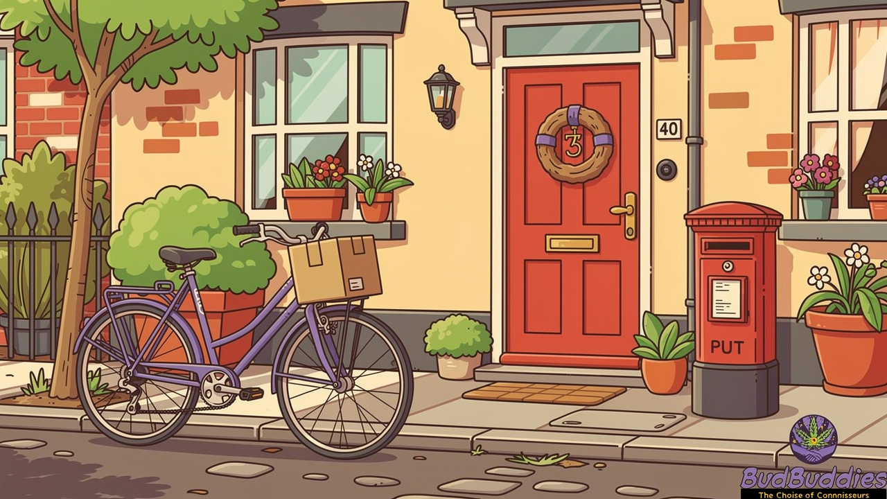 Cartoon discreet delivery to a shared home address