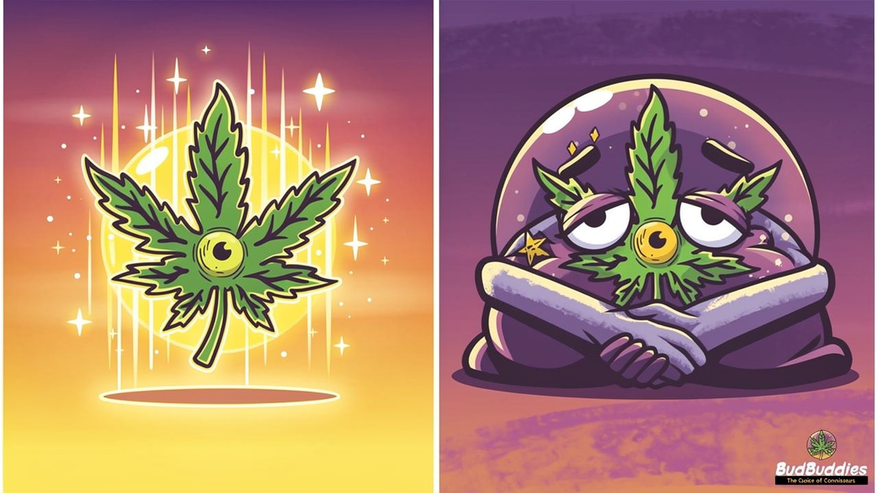 Cartoon character showing Horchata's uplifting then relaxing effects