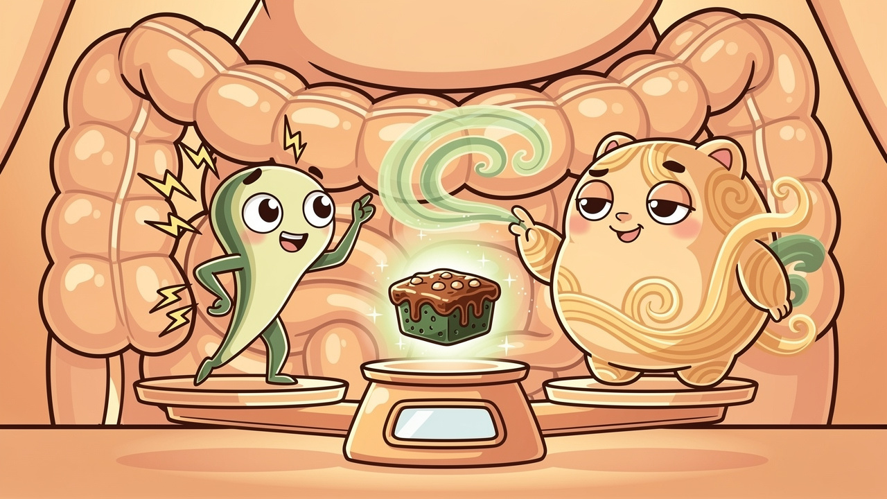 Cartoon characters showing different body reactions to edibles