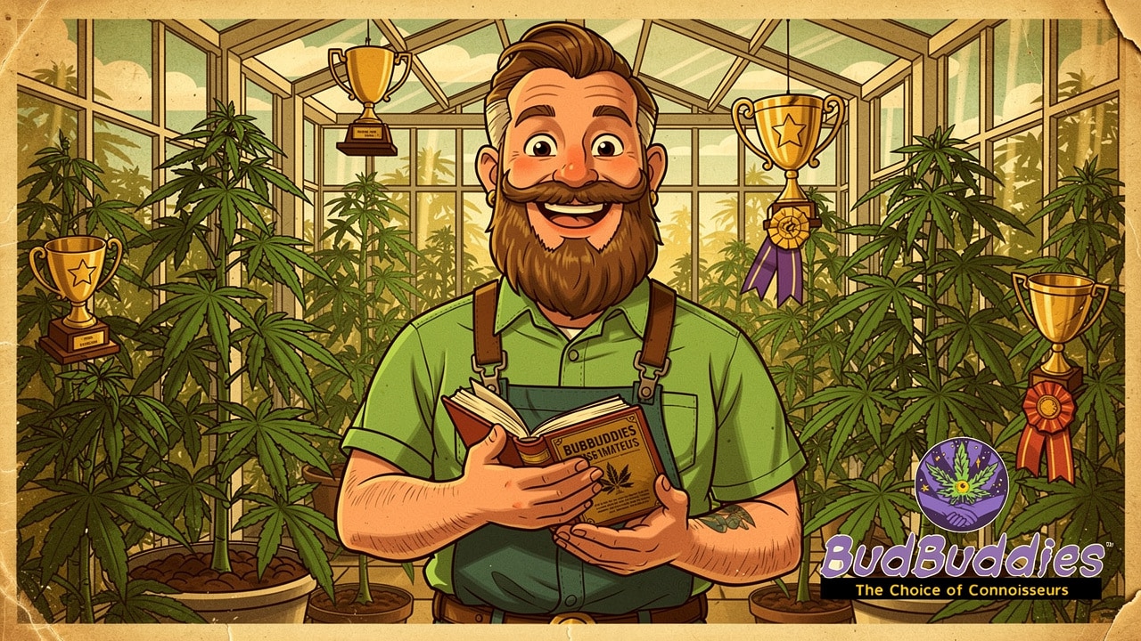 Cartoon depicting the origin of Jack Herer strain