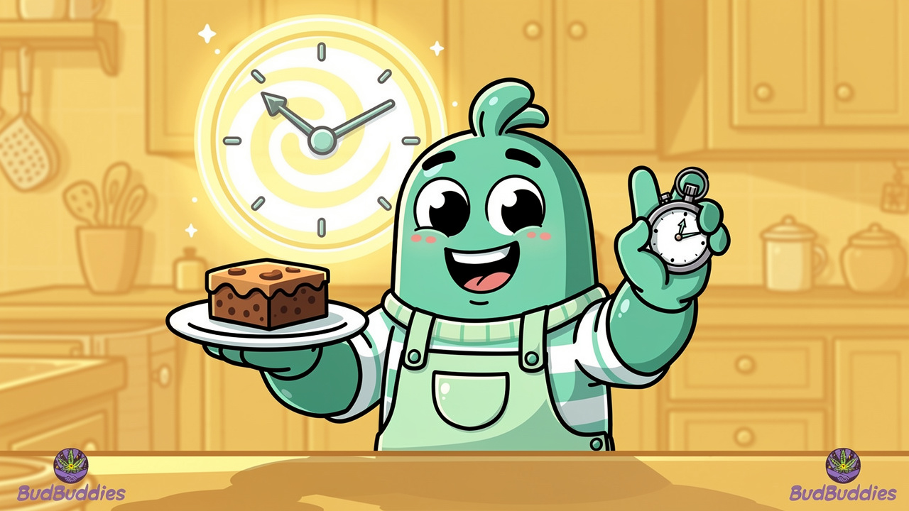 Cartoon character demonstrating the start low go slow rule