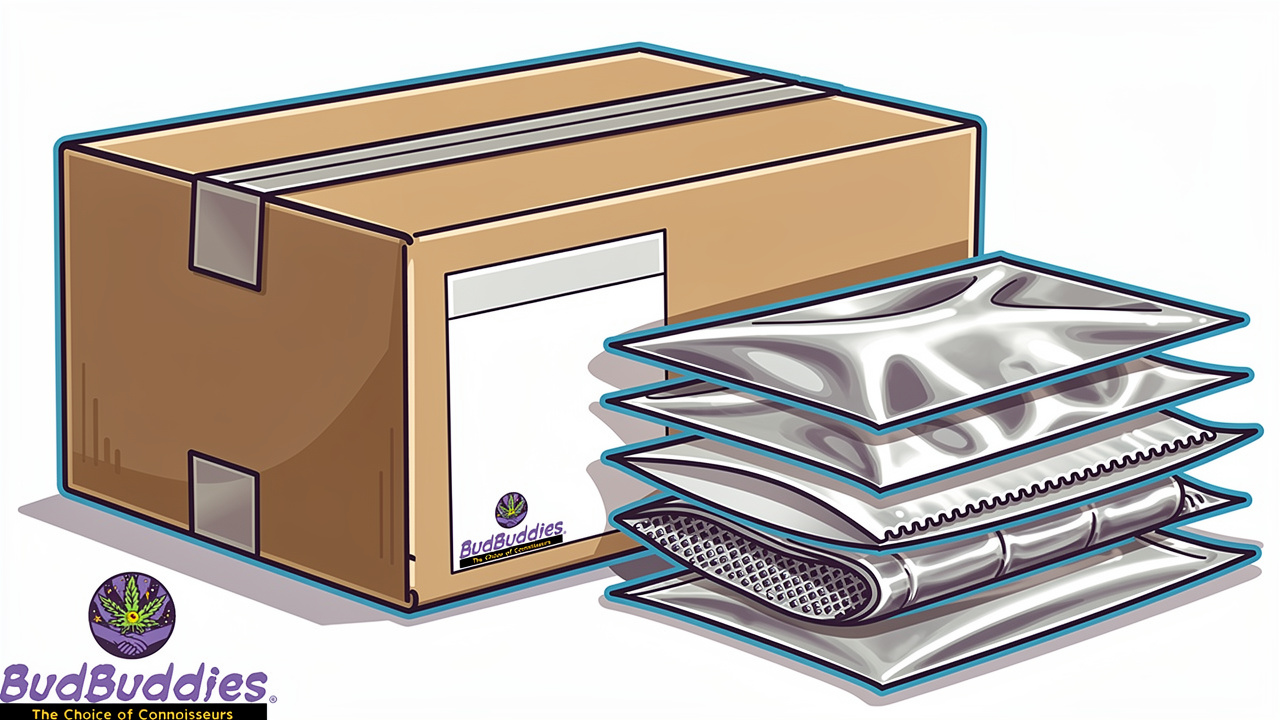 Multi-layer packaging showing vacuum-sealed protection inside plain box