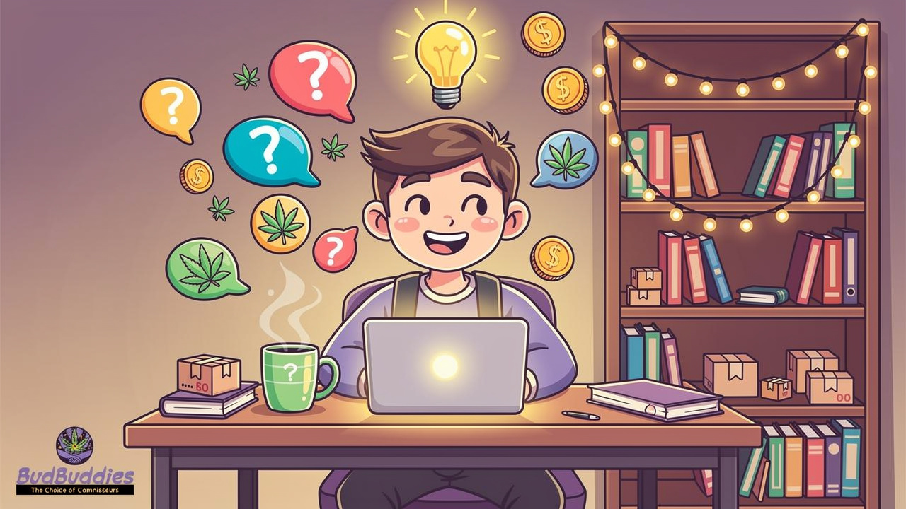Student finding answers to cannabis deal questions