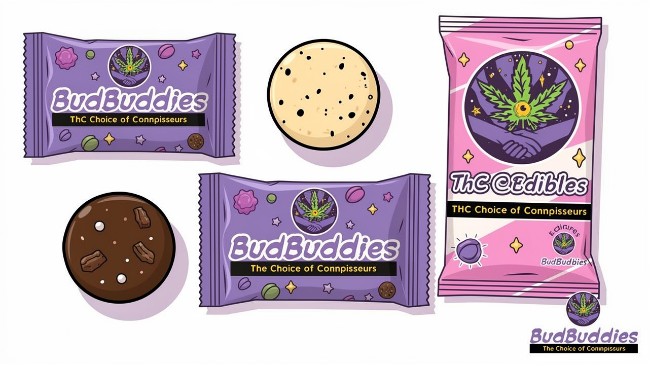 Various THC edible formats gummies chocolates capsules tinctures