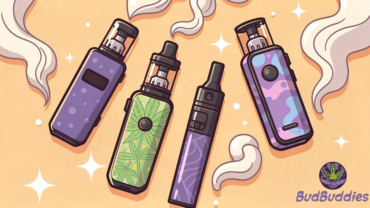 Different THC vape format styles displayed side by side