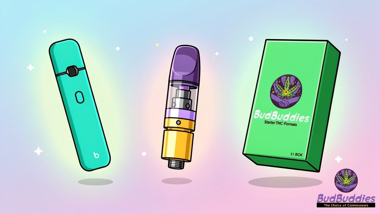 Cartoon THC vape formats disposable pen and cartridge