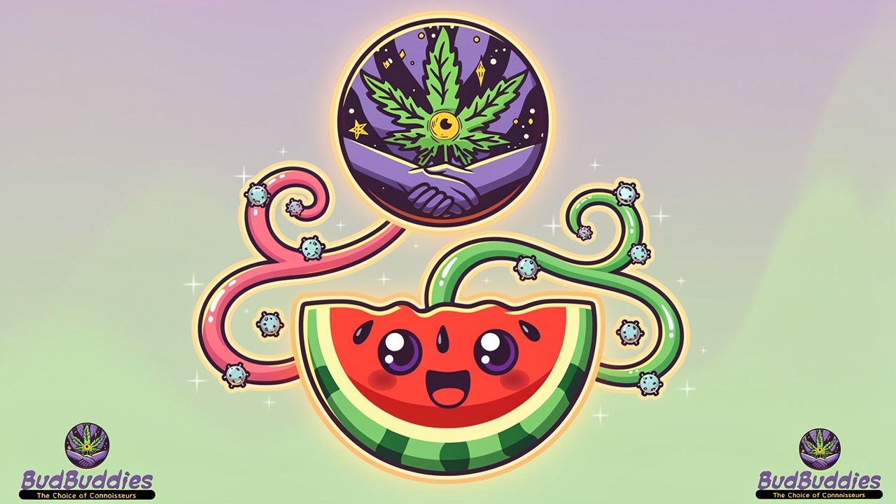 Cartoon illustration of Watermelon Z genetic lineage