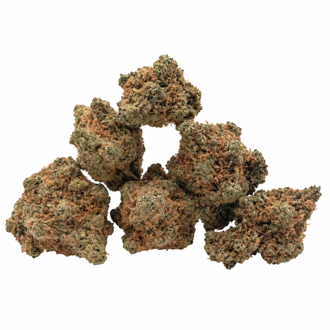 Honey Drip flower detail showing premium whole buds from BudBuddies.cc