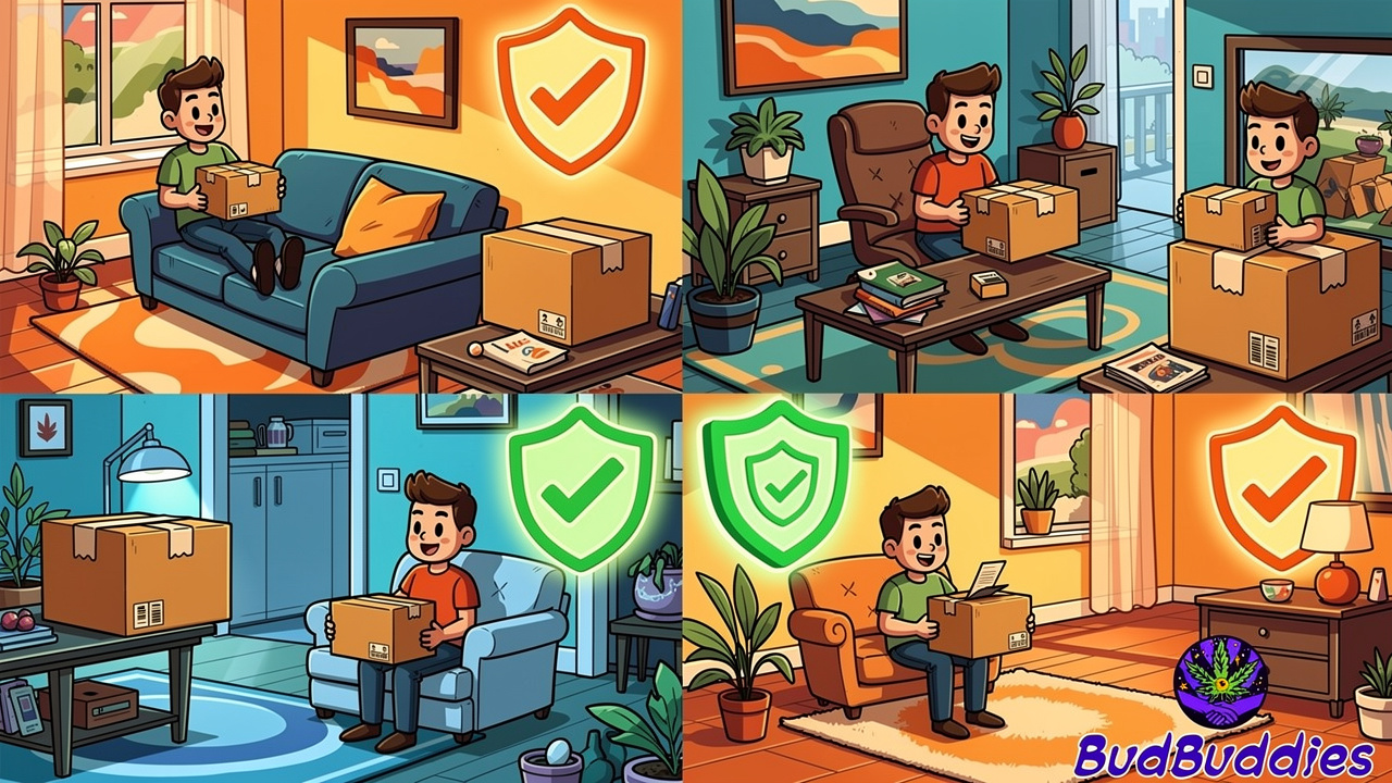 Cartoon illustration showing consistent privacy standards across all orders