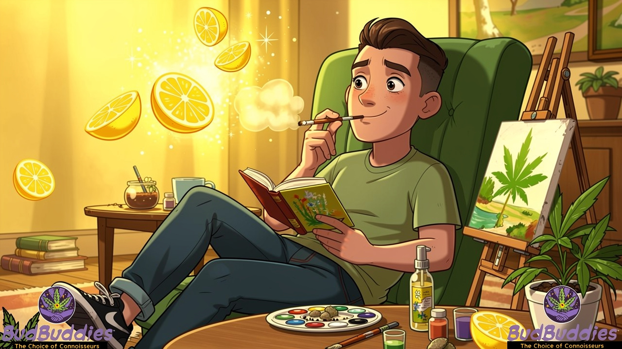 Cannabis user enjoying a thoughtfully paired session with meaningful activities