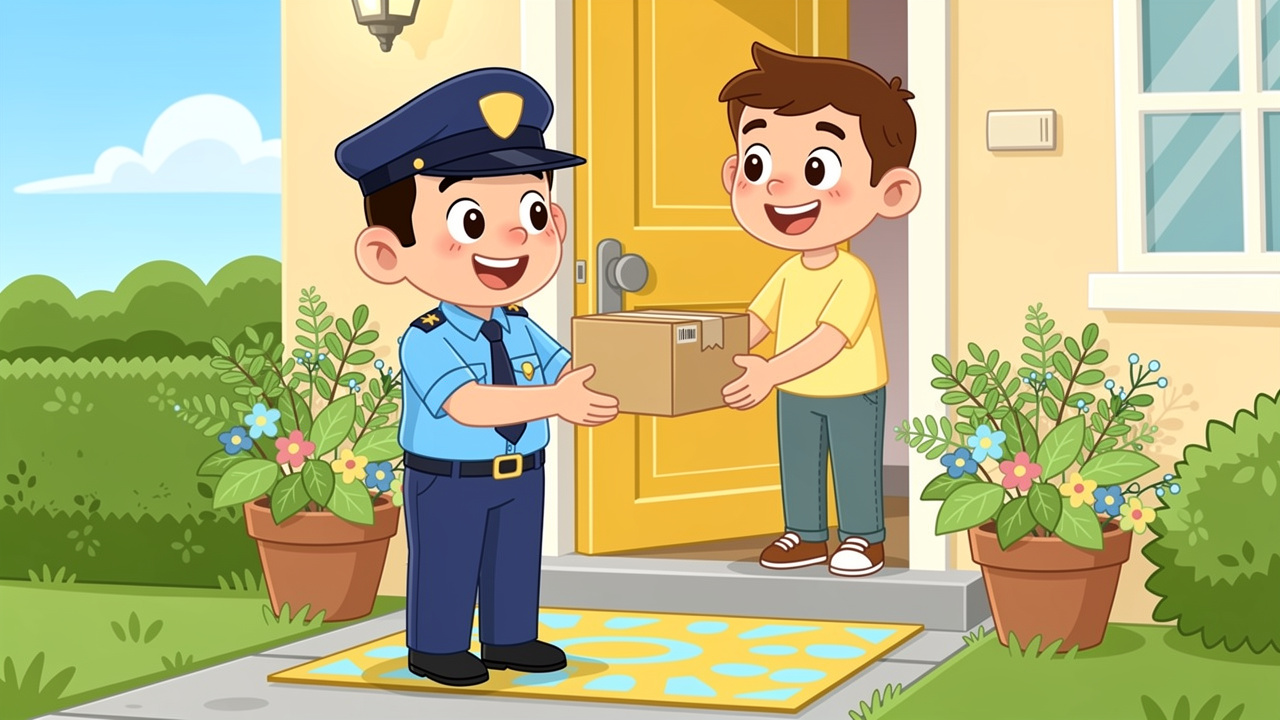 Discreet cannabis parcel delivered to a Holywood home