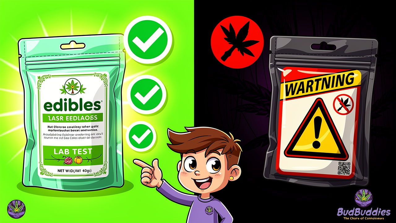 Genuine cannabis edibles discount versus poor quality comparison