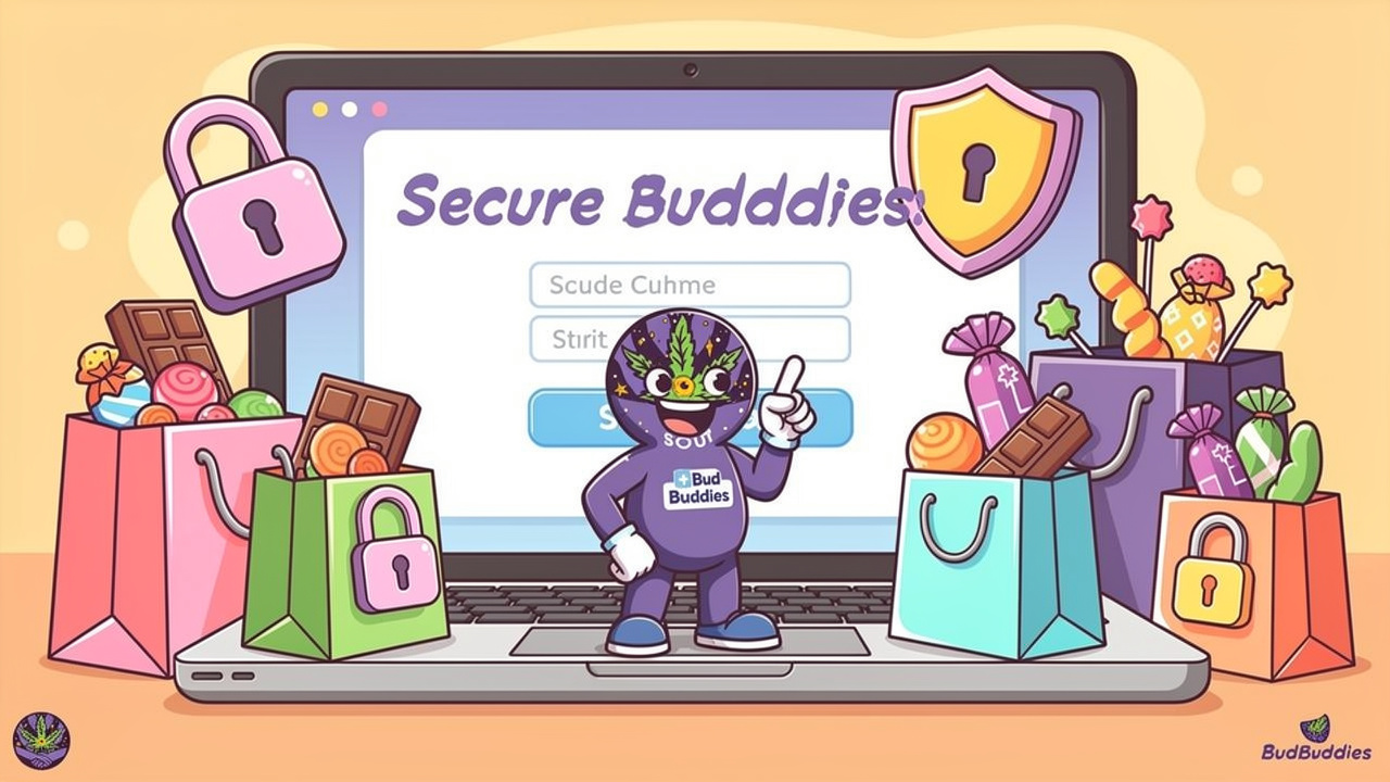 Animated character safely entering discount code at online checkout