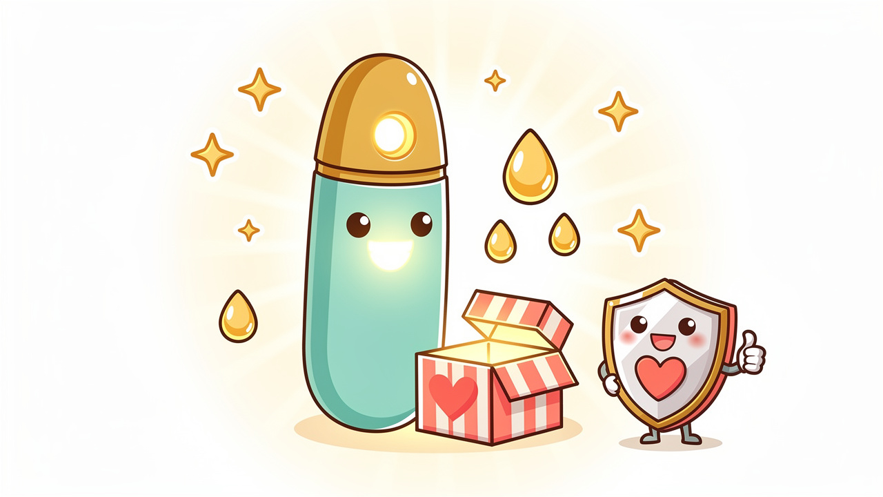 Cartoon friendly vape pen with quality assurance badge