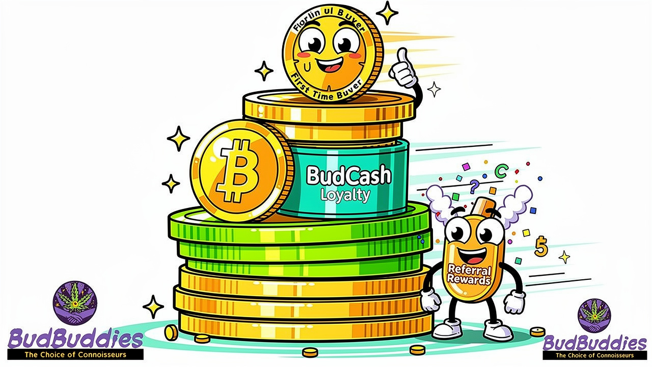 Cartoon stacked layers showing different discount and reward methods